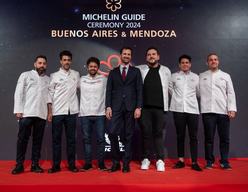 Seis restaurantes de Argentina se llevaron 1 Estrella Michelin: 2 de Buenos Aires y 4 de Mendoza.