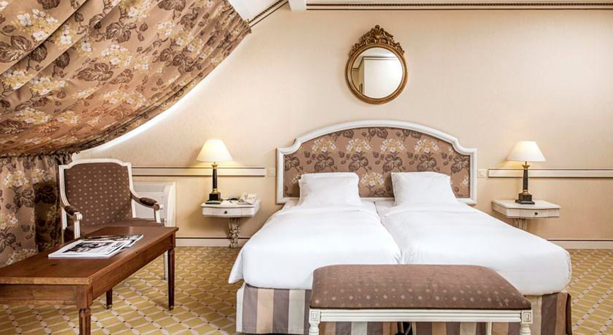 Habitacion de uno de los hoteles de Azora