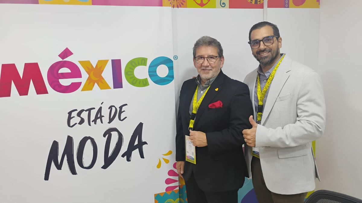 Alfredo Santamaría y Javier Lorza representaron al hotel Live Aqua Cancún en la Vitrina Turística Anato 2026.