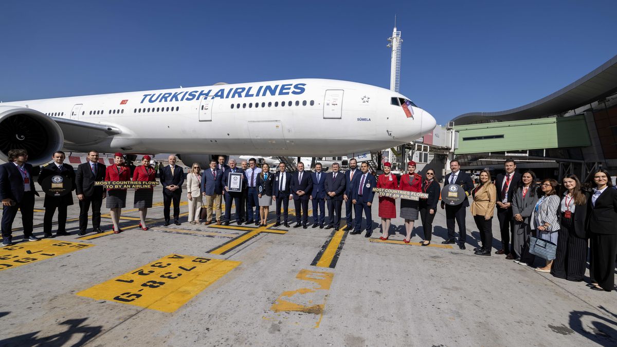 Reconocimiento a Turkish Airlines por ser la aerolínea con una de las redes de vuelos más extensas a nivel mundial.