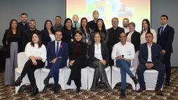 Expositores de la caravana nacional de Cartagena de Indias en Bogotá. 