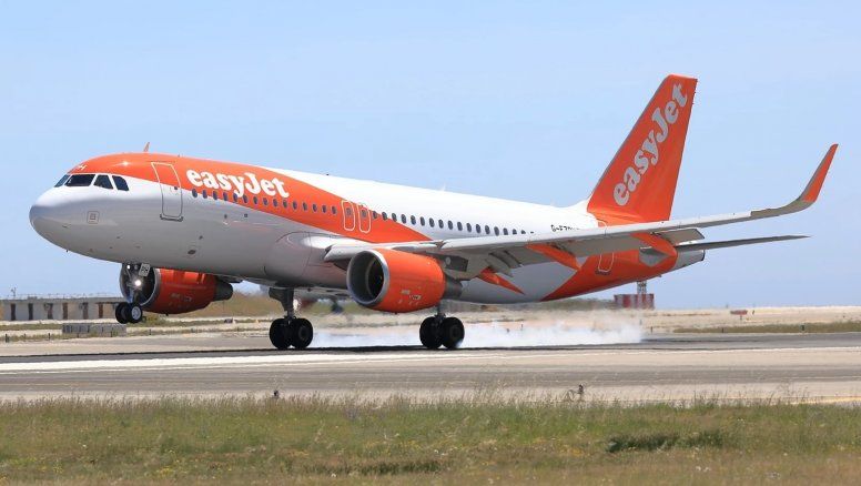 Uno de los Airbus A320 Easyjet.