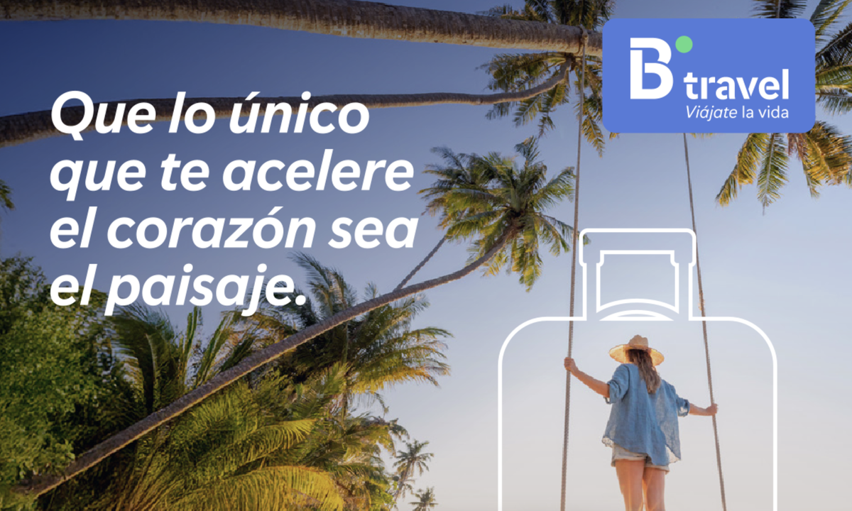 Cartel promocional de la nueva campaña “B Travel Easy” de la red de agencias B Travel de Ávoris.
