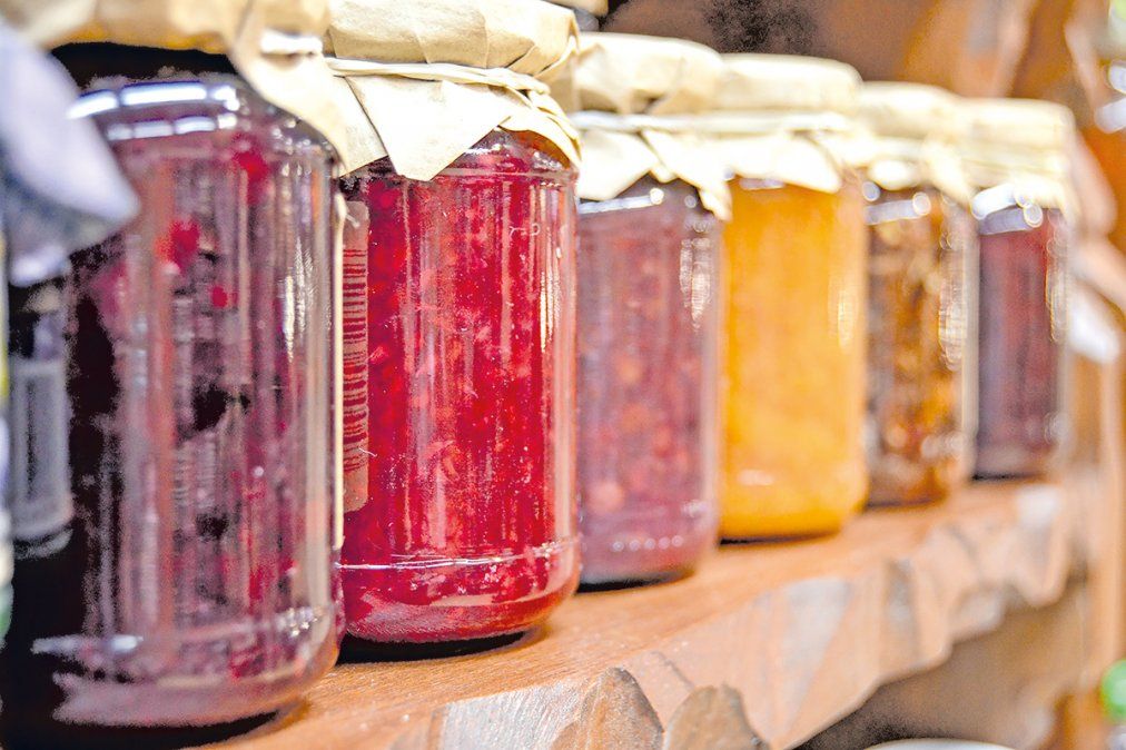Mermeladas de frutos autóctonos que se pueden encontrar en la zona. 