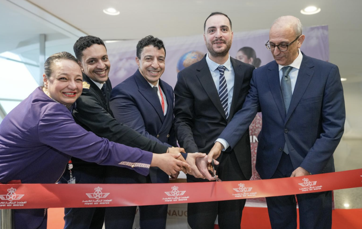 Inauguración de la ruta de Royal Air Maroc entre Bilbao y Casablanca.
