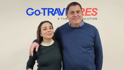 Bárbara Grecco y César Hochberg, directivos de GoTravelRes.