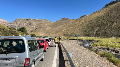 Fronteras: el paso Pehuenche colapsó este fin de semana.&nbsp;