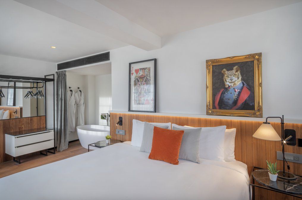 Una de las habitaciones del Melia White House