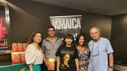 Paola Góngora (Panam), Héctor Cutiño (Unicotour), Claudia Soto (Jamaica Tourism Board), Michele Etchevers (Bahia Principe) y Carlos Tenaillión (Panam).