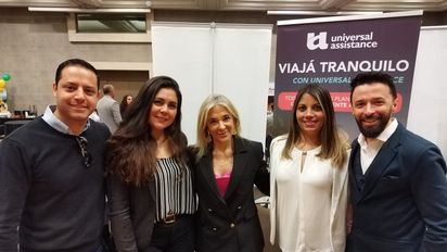 Universal Assistance está presente en el Workshop Ladevi Chile: Steven Ávila, Javiera Barrera, María Paz Jansana, Aracelli Varela, Matías Arraga.