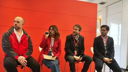 Adrián Neuhauser, CEO y presidente; Frederico Pedreira, COO; Gabriel Oliva, CEO de Avianca Cargo y María Carolina Cortés, vicepresidente de Comunicaciones Corporativas de Avianca.