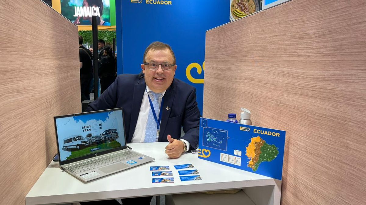 Gustavo Santamaría, gerente de la operadora PAMTOURS. Fitur 2026. 