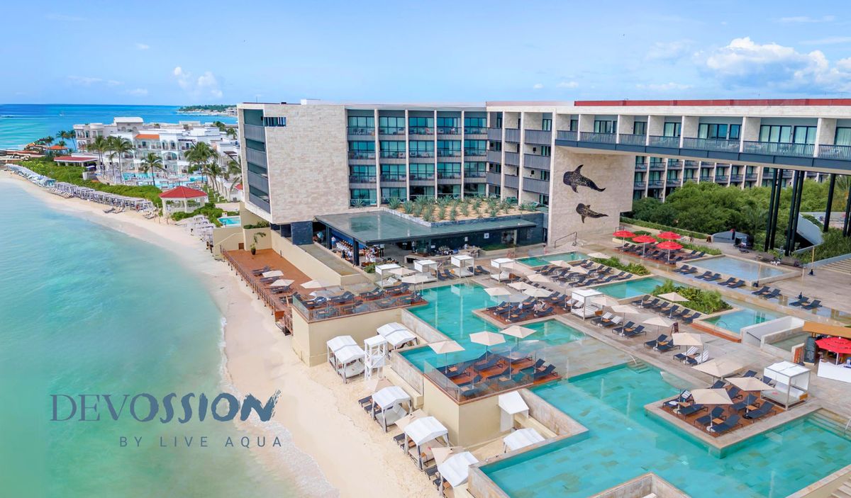 Devossion by Live Aqua Playa del Carmen, la más reciente apertura de Grupo Posadas en México.