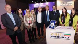 Autoridades reunidas en el espacio de Mar del Plata en Meet Up Argentina 2026.