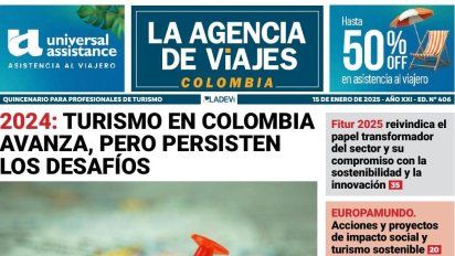Edición #406 de la Revista La Agencia de Viajes Colombia.