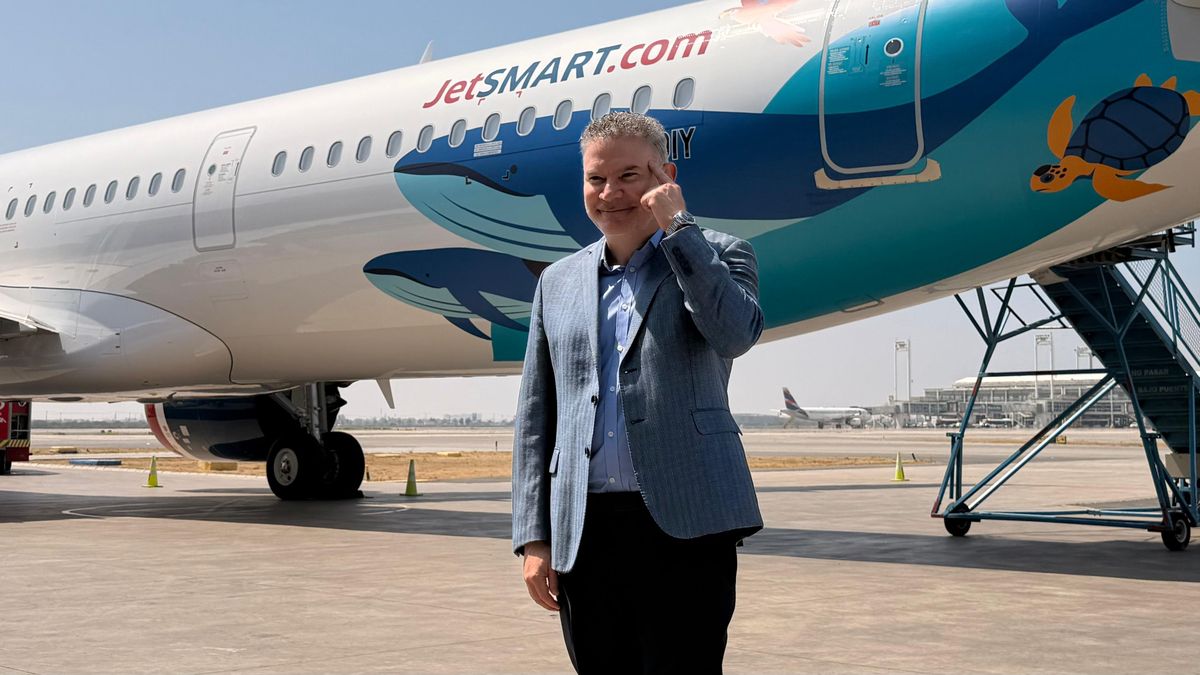 Estuardo Ortiz, CEO de JetSmart. (Imagen archivo)