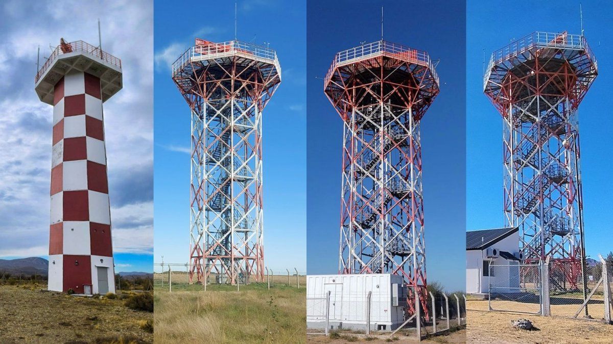 Imágenes de los radares moderniazos por EANA.