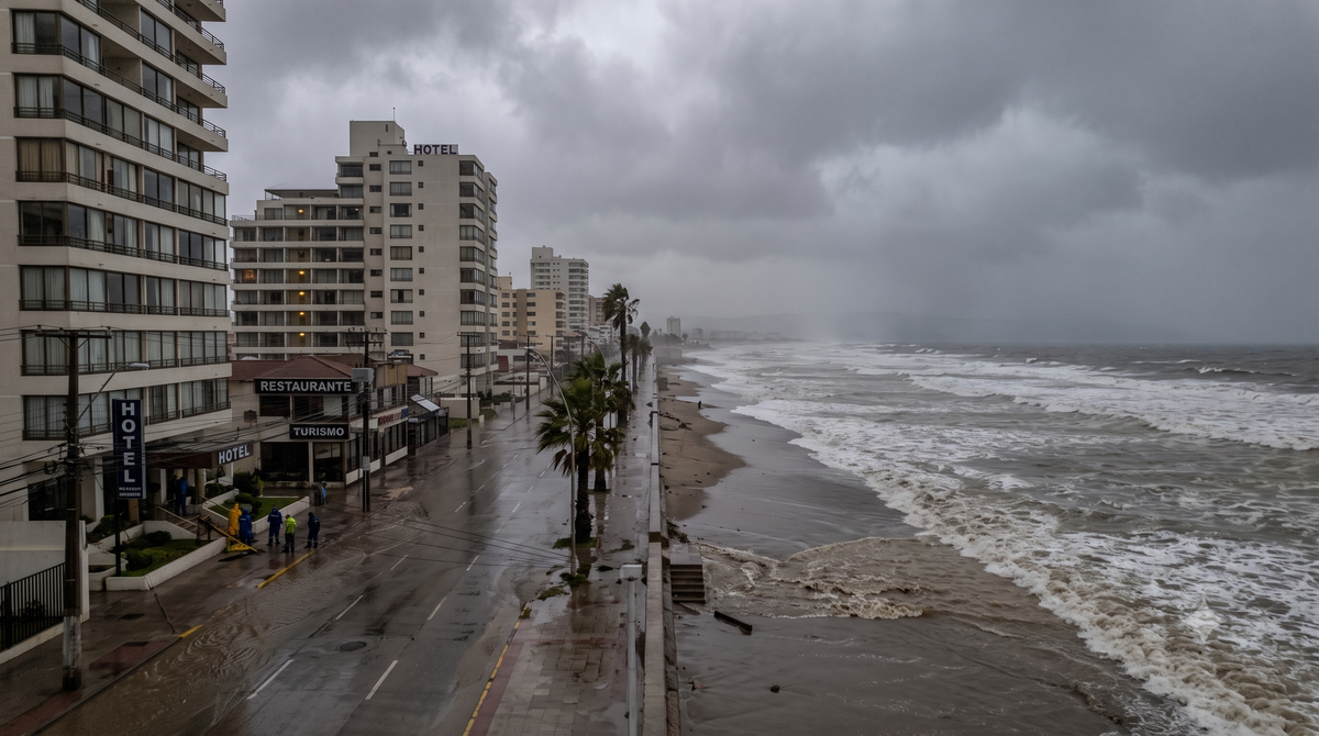 La Serena: Cámara de Comercio y Turismo advierte importantes pérdidas económicas por efectos del tempora.
