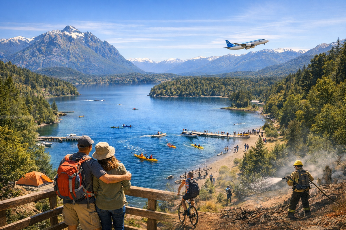 Patagonia a la espera de los turistas: lejos de minimizar la gravedad ambiental y social del fenómeno, referentes del sector coinciden en que el mayor impacto hoy no es operativo, sino comunicacional