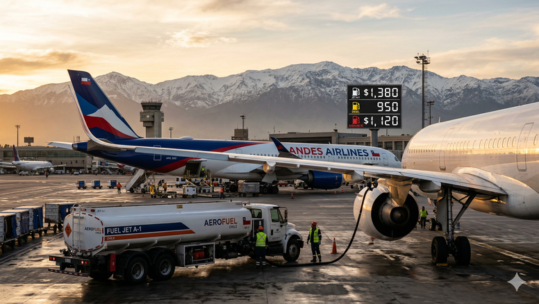 Aerolíneas siguen de cerca los alcances de las medidas para mitigar el alza de los combustibles anunciado por el gobierno de Kast.