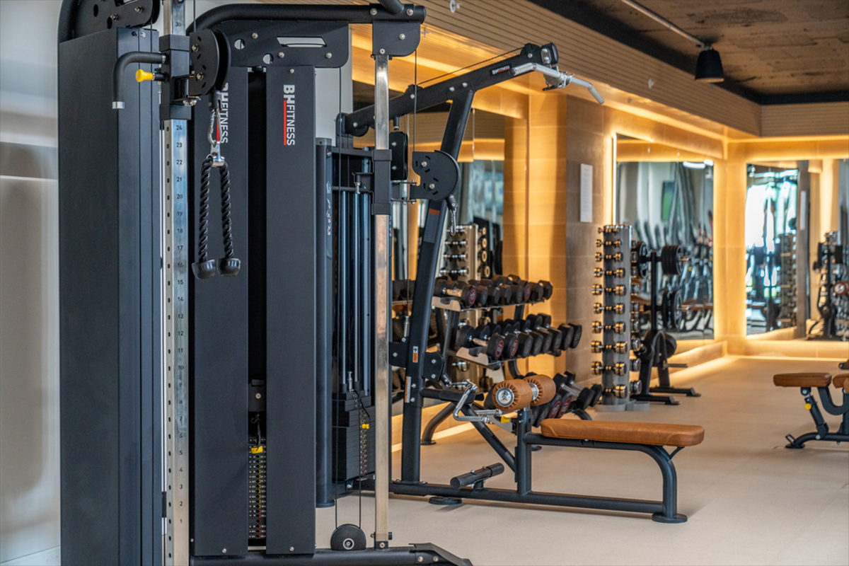 Las instalaciones del resort cuentan con un gimnasio de &uacute;ltima generaci&oacute;n.