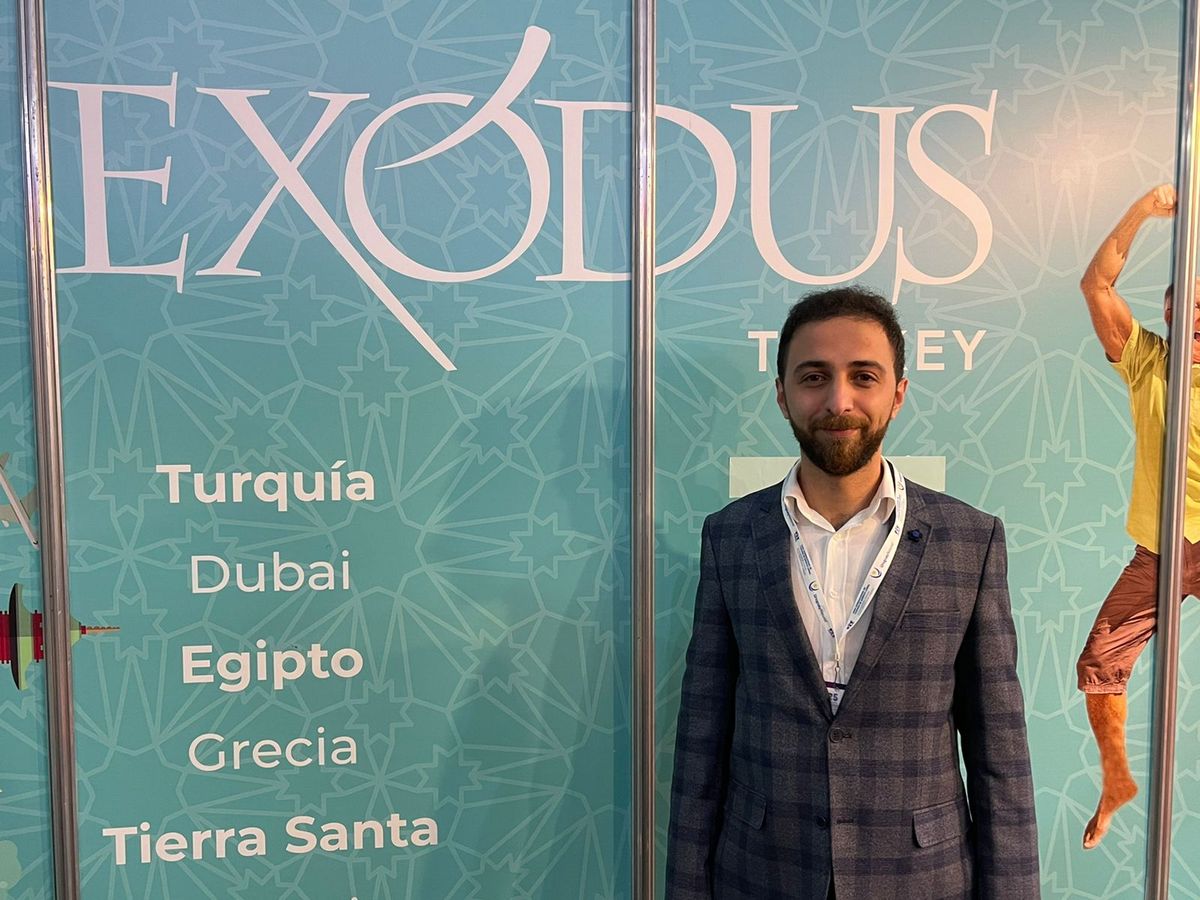 Saladino Tezel, gerente de Ventas de Exodus Turkey, quien participó de la Feria Internacional de Turismo de América Latina.