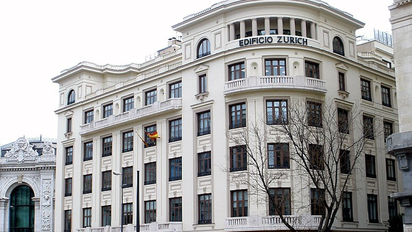 Edificio que podría albergar el nuevo gran hotel de lujo en Madrid.