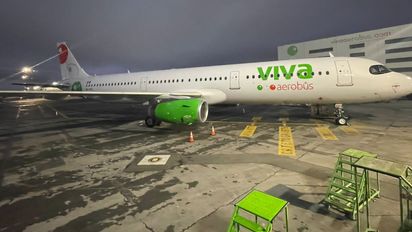 Viva Aerobus compartió la llegada de su avión número 81 que aterrizó en el Aerouerto Internacional de Monterrey.