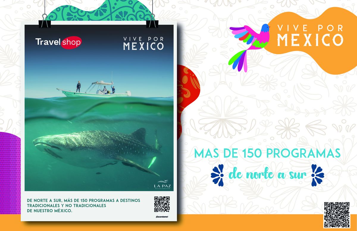 La oferta de “Vive por México” de Operadora Travel Shop consta de más de 150 programas.