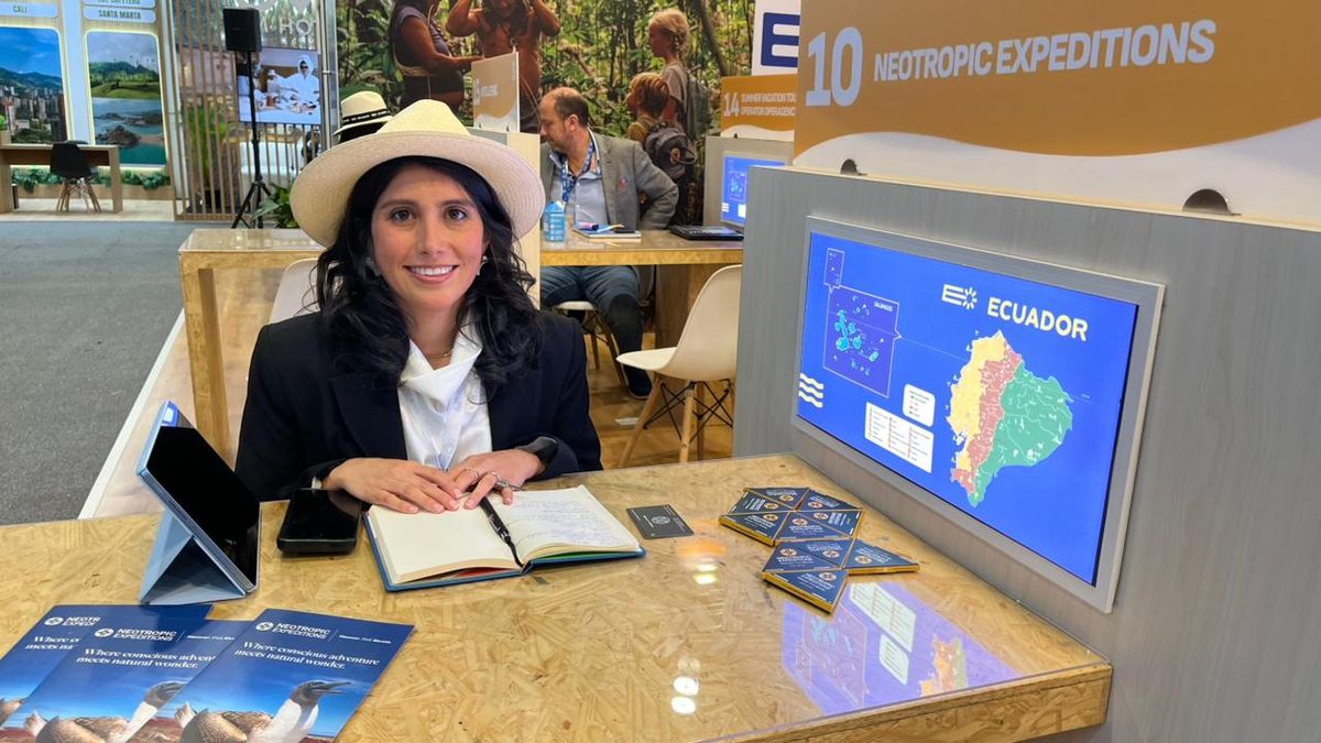 María Ávila, de Neotropic Expeditions. Vitrina Turística Anato 2026. María Ávila, de Neotropic Expeditions. Vitrina Turística Anato 2026.