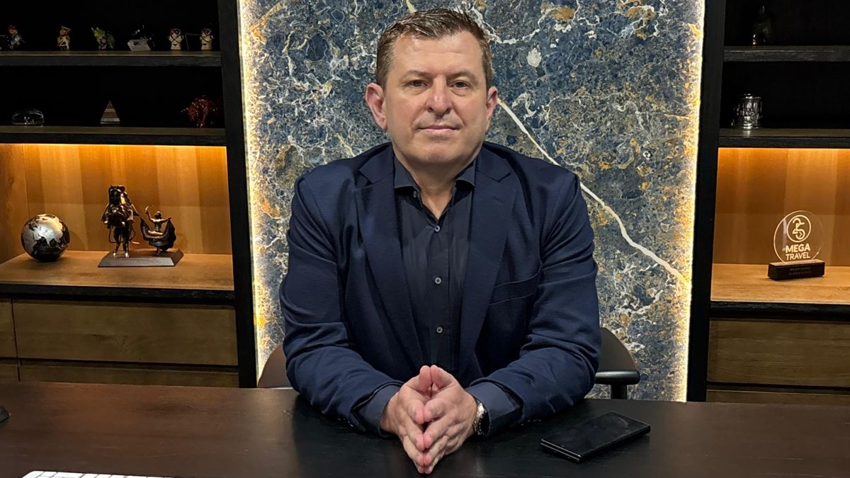 Ercan Yilmaz, de Mega Travel, explicó la importancia de las agencias de viajes para la mayorista.