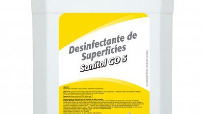 Desinfectante Sanitol GO5 de Wassington, listo para usar.