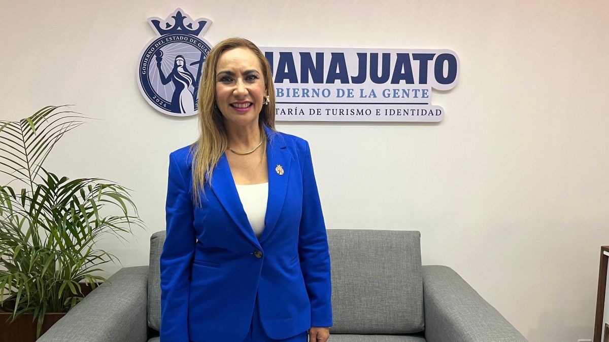 Lupita Robles, titular de la Secretaría de Turismo e Identidad de Guanajuato.