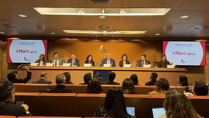 Rueda de prensa de presentación de Fitur 2026.