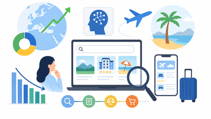 El nuevo viajero digital: más búsquedas con IA y menos conversión directa en buscadores