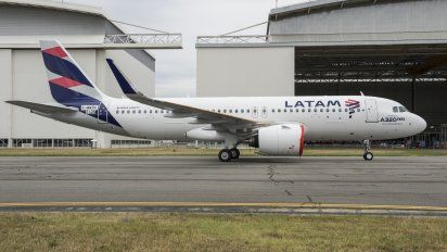 Airbus A320NEO de Latam.