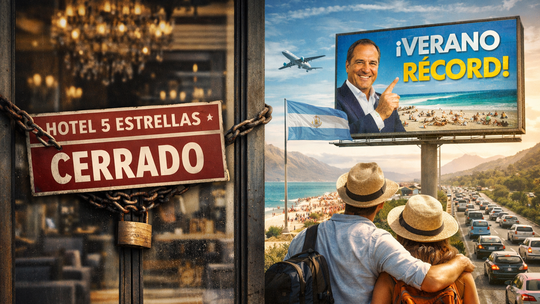Turismo interno en tensión: cerró un hotel cinco estrellas en San Juan pese al discurso oficial de Daniel Scioli. &nbsp;