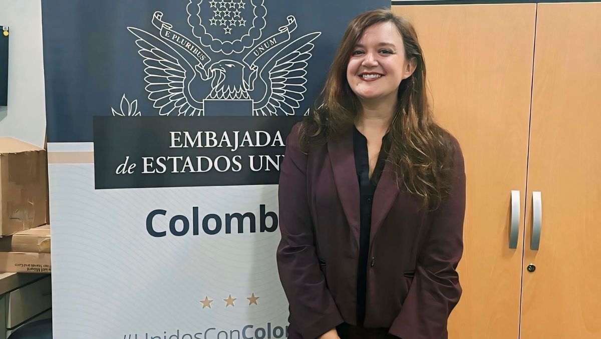 Lisa White, agregada comercial de la Embajada de Estados Unidos en Bogotá.