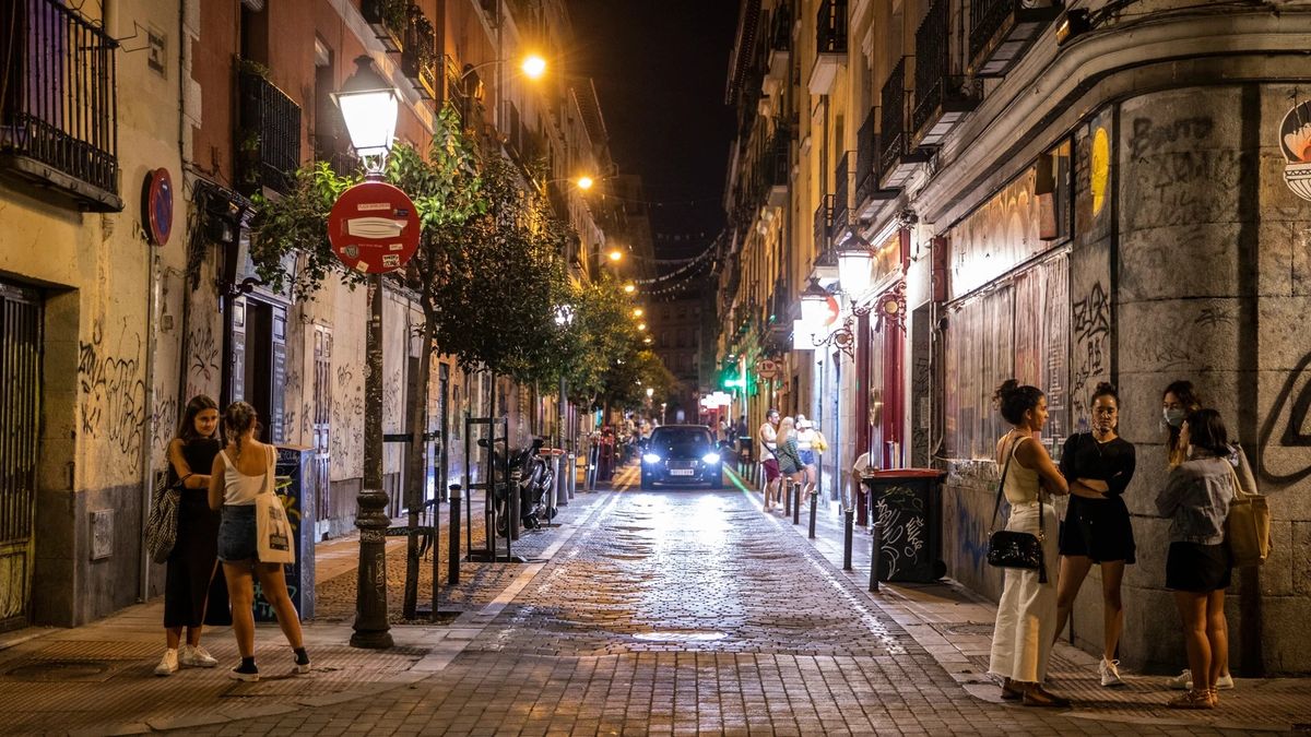 Noche en Madrid: Malasaña es uno de los barrios con mayor vida nocturna.