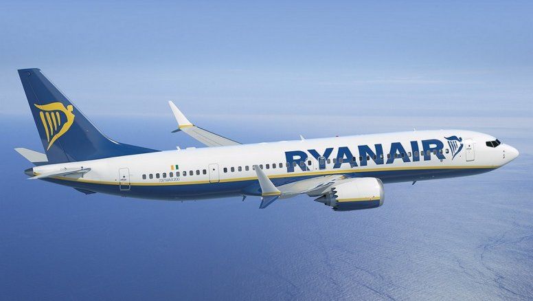 Uno de los Boeing B-737MAX de Ryanair.