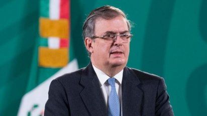 Marcelo Ebrard se refirió al cierre de frontera terrestre con Estados Unidos.