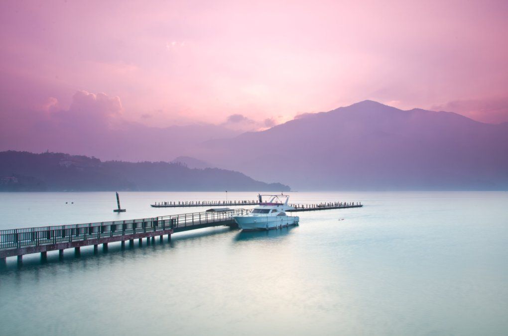 El Lago de Sol y Luna es uno de sitios más románticos de Taiwán.