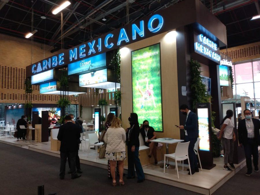 El stand del Caribe mexicano en Anato 2022.