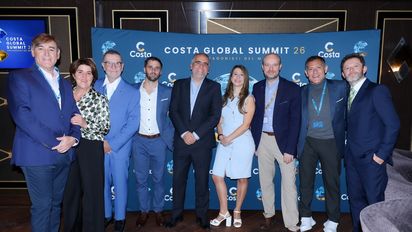 Ejecutivos de Costa Cruceros junto a representantes de las agencias premiadas de Argentina.