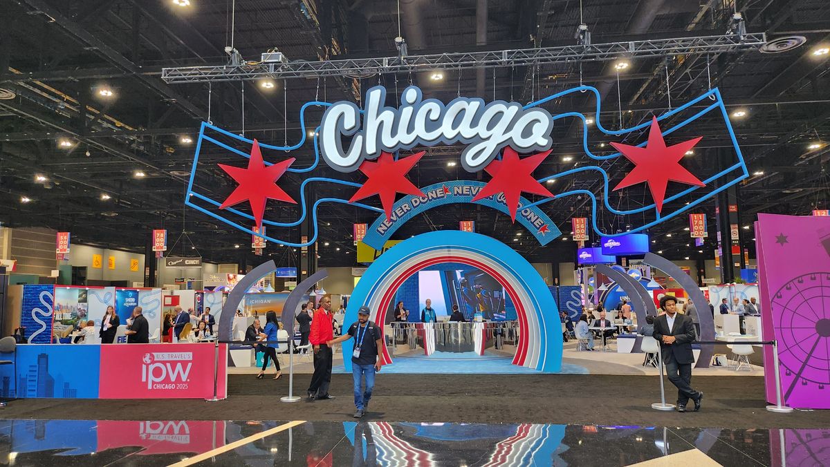 El acceso al Brand USA Marketplace (área de negocios) de IPW Chicago 2025.