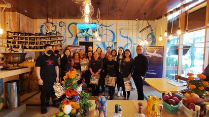 Los agentes de viajes más productivos de Mega Travel participaron de una clase de cocina peruana, acción patrocinada por PromPerú y Latam Airlines.