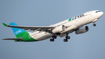 Avión de la aerolínea Level.
