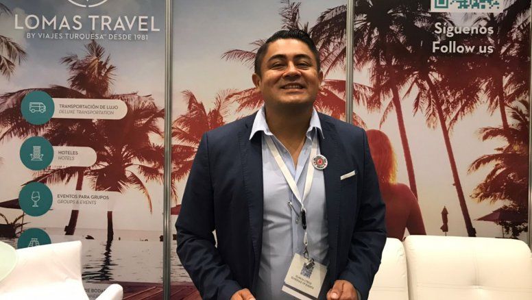 Grupo Lomas contó con la representación de Manuel Zenteno, director de Ventas de Lomas Hospitality, la división de hoteles de la operadora, en Cancún Travel Mart.