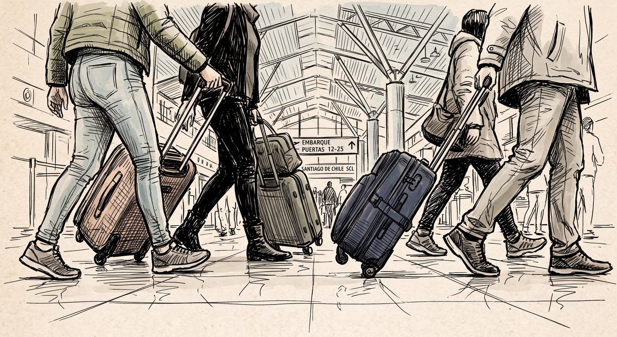 Aeropuerto de Santiago: Tráfico de pasajeros estira racha negativa en 2026.