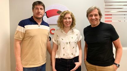 Tucano Tours: Gerardo Nizetich, director de Proyectos Comerciales; Constanza Montagu, jefa de Producto; y Carlos Alonso, presidente.&nbsp;